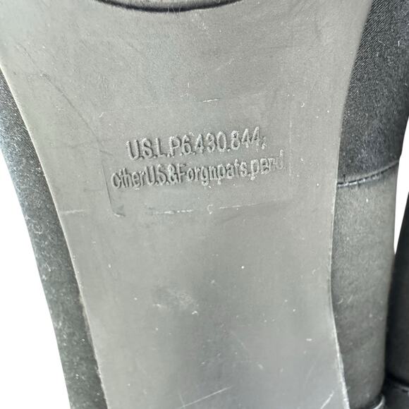 Rampage Normina Black Satin Studded Bow Stilleto Heels Women's Size 10 - Picture 7 of 8